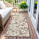 Altair Machine Washable Floral Area Rug