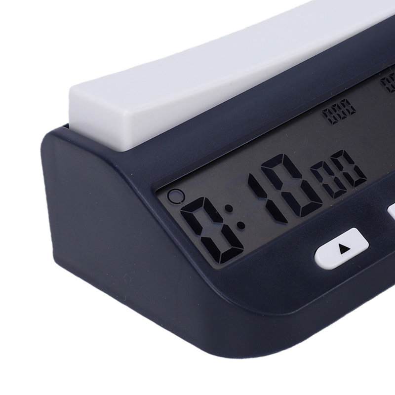 Horloge d'échecs numérique professionnelle pour jeux de société, alimentée par piles, facile à lire