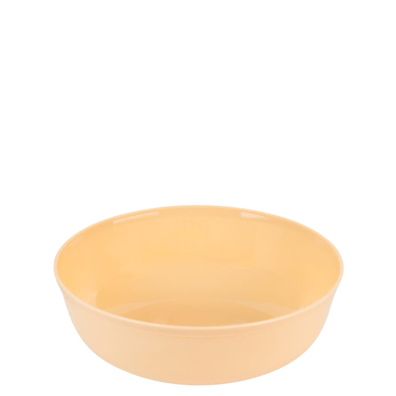 Bols jetables en plastique beige 16 oz Ecoqualité Edge Collection 40 invités