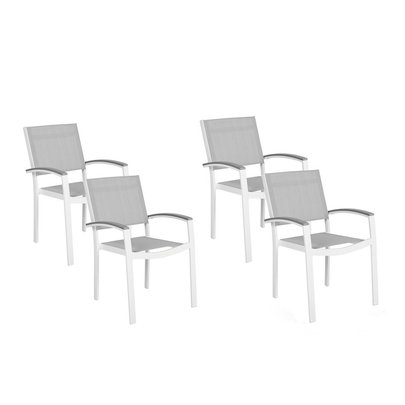 Stanfield Stacking Patio Dining Armchair with Cushion