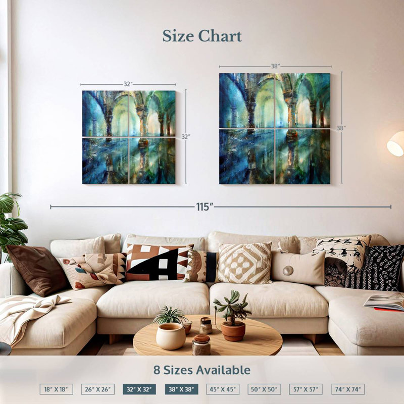 Lilie Grand Hall, 38" H x 38" W