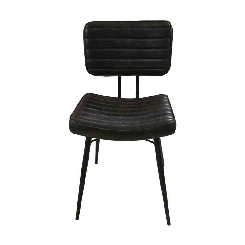 Chaise d'appoint l 17,75 pouces, Similicuir espresso
