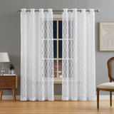 Roselius Polyester Blend Sheer Curtain Pair