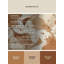Tapis éclectique beige lavable à la machine à motif abstrait Ottoline-1684971980