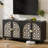 29.84" Black Bohemian Carved Storage Cabinet-561736872