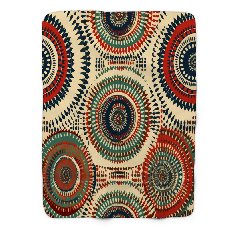 Couverture Boho Waves - 1 pièce, Jeté