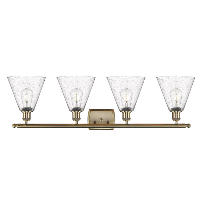 Anacani 4 - Light Vanity Light, Antique Brass, No Bulb Included