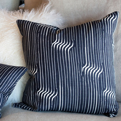 Tuscany Shockwave Linen Throw Pillow