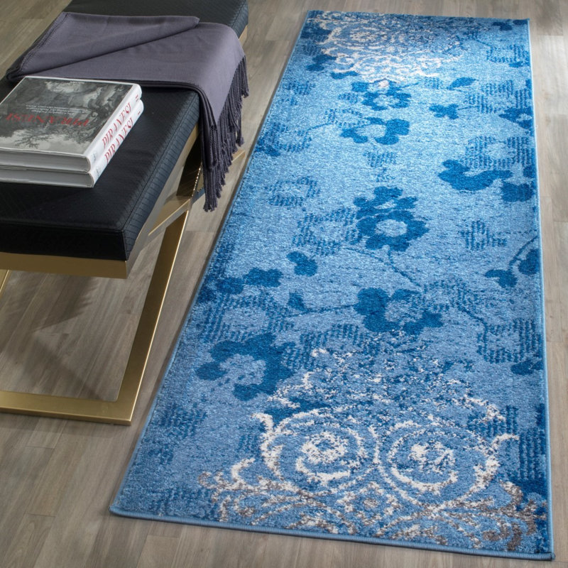 Alonie Performance Damask Rug, Runner 2'6" x 6'
