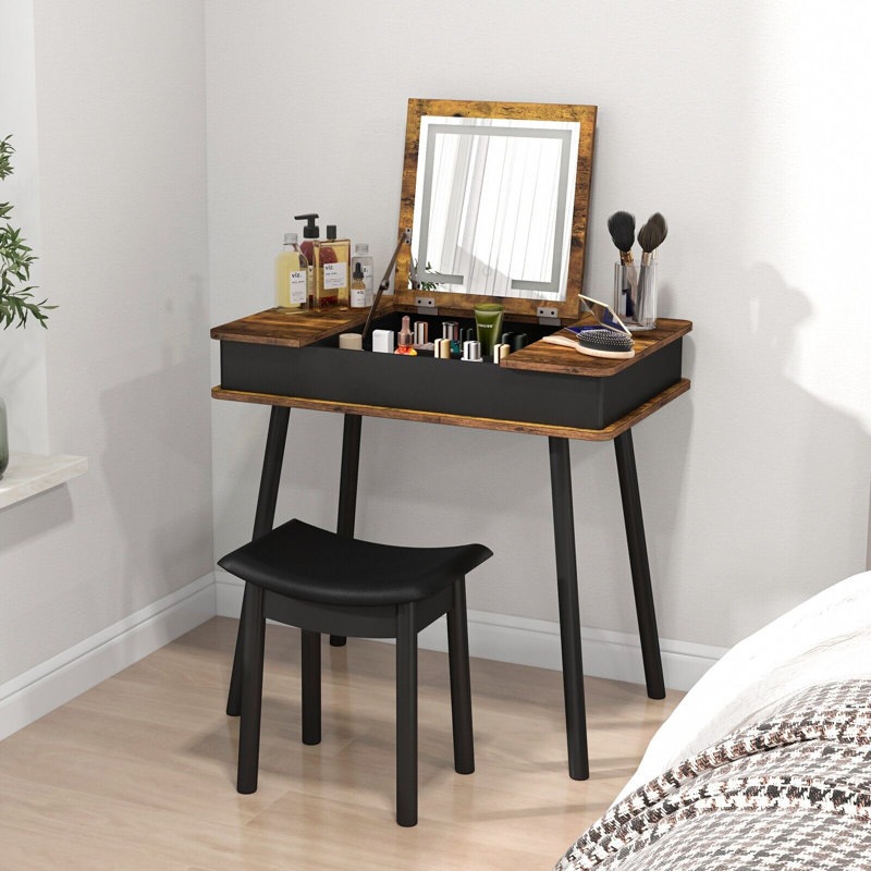 Pintura Dressing Table with Mirror