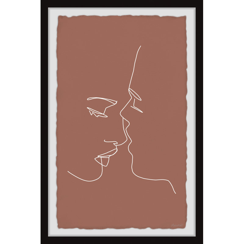 Reproduction encadrée «Sensations déformées», L 8 po x H 12 po
