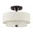 Jorgan Linen Blend Semi Flush Mount-1115678277