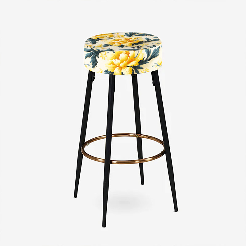 Ensemble de 2 tabourets de bar Tribal Damask Accents