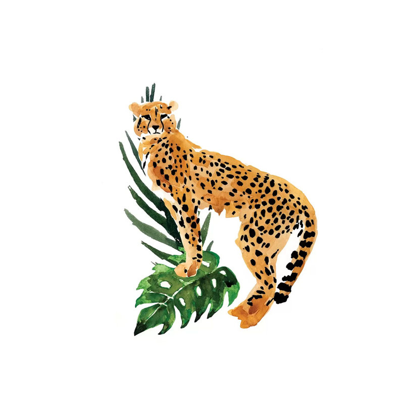 Cheetah Outlook II by Annie Warren - Wrapped Canvas Print, 30.48 cm H x 30.48 cm W