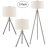 Ensemble 3 pièces de lampes de table et sur pied Altraud-57968162