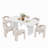 Modern Double Pedestal Dining Table Set-1152437816-1152437828