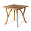 Outdoor Acacia Wood Square Dining Table - 31.50"L X 31.50"W X 30.00"H - Natural Brown