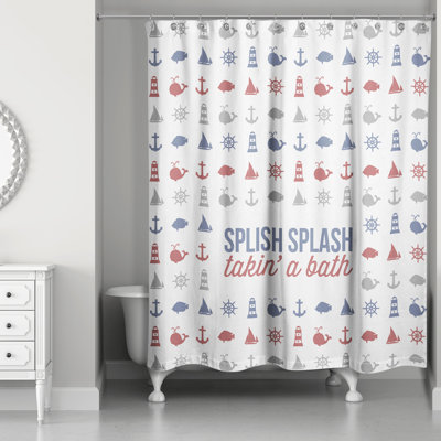 Splish Splash Takin'' A Bath Shower Curtain