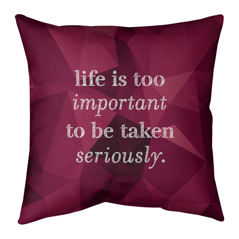 Coussin de vie en faux pierres précieuses & levity, 14 po x 14 po, Spinelle