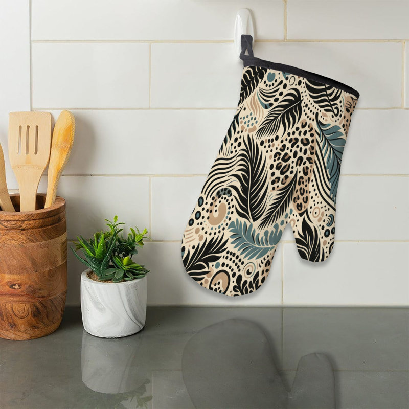 Fourre-tout en coton à motif léopard Jungle