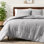 Ensemble d'édredon chiné Bare Home - ultra doux - duvet d'oie - chaleur toutes saisons