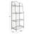 Vibbert 63'' H x 24.75'' W Steel Etagere Bookcase-678988844