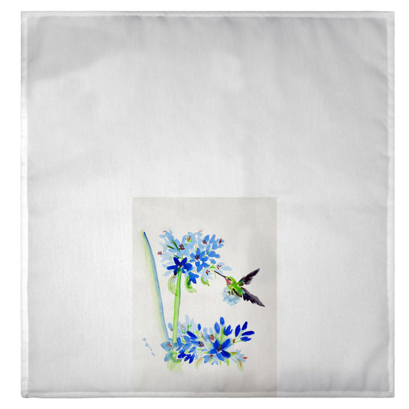 Serviette à main fleurs Gilberte
