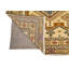 Tapis rétro vintage crème crème à motif géométrique 5 x 7