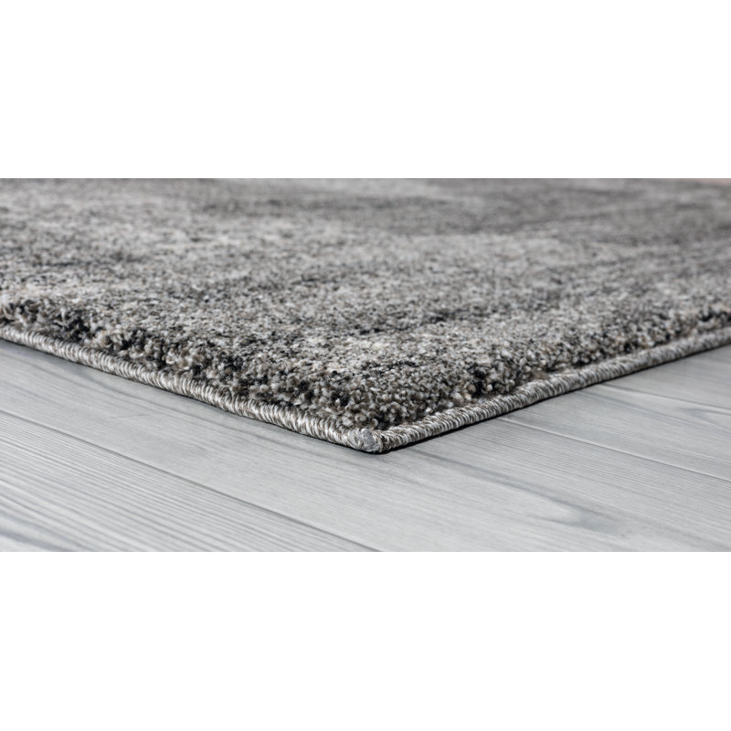 Tapis oriental gris de Sanya Gavarnie, Rectangle 1 pi 10 po x 3 pi
