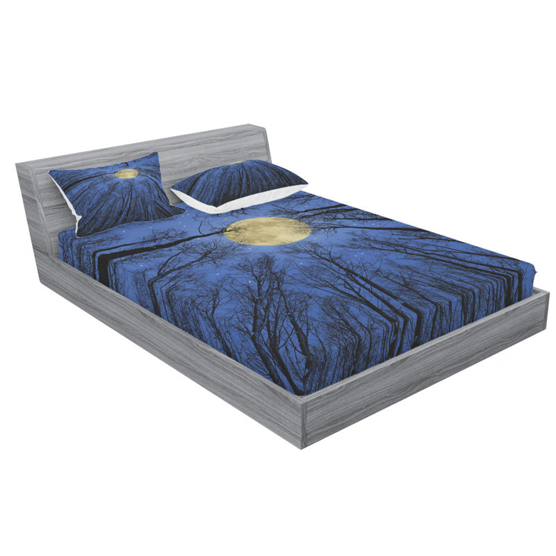 Microfiber Sheet Set, Queen Sheet Set with Fitted Sheet