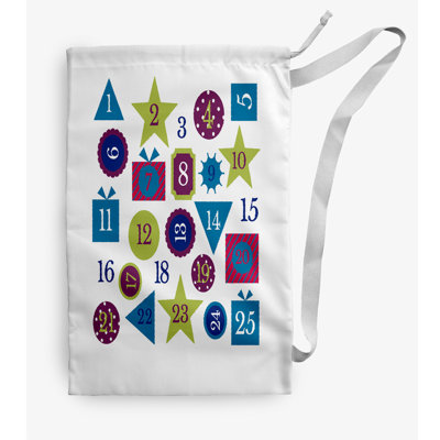 Sac à linge de Noël calendrier de l'Avent