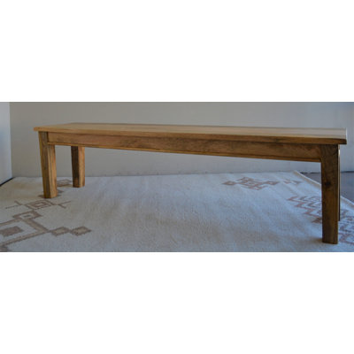 Perrine Solid Wood Bench by Loon Peak