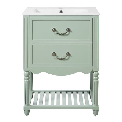 24'' Bathroom Vanity with Ceramic Sink