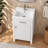20''Mini Modern Freestanding Single Bathroom Vanity with Ceramic Top For Small Space-105116842