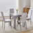 Grey Velvet Line Chairs#4 is out of stock