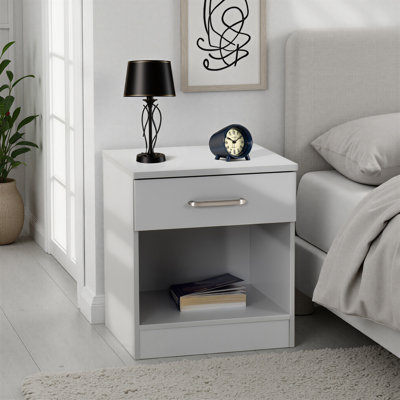 Sumrah 40cm W Manufactured Wood Bedside Table