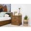 Broussard 50cm W Solid Wood Bedside Table