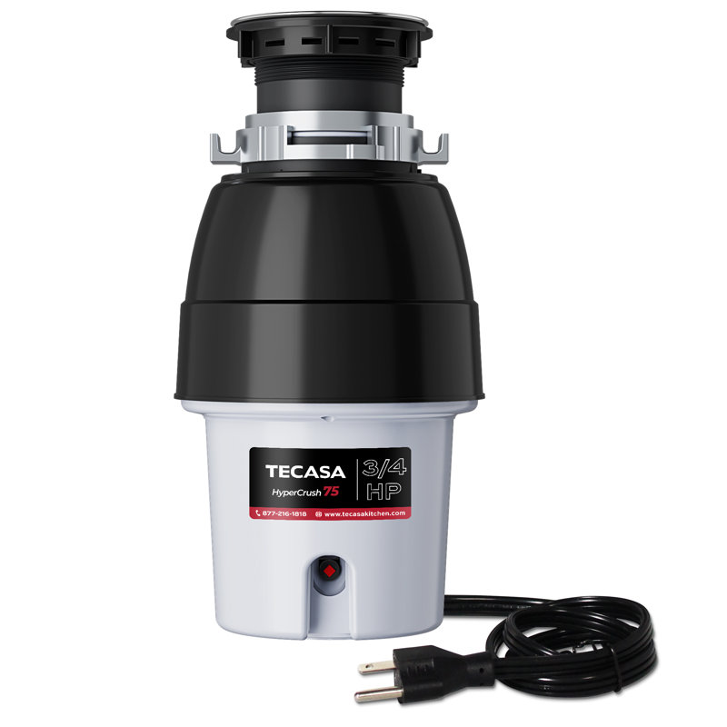 Broyeur à déchets 3/4 HP, 2700 tr / min, 37 oz, 115 V, avec cordon d'alimentation