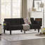 Velvet Futon Couch-1275044730
