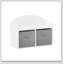 Kids Wooden Toy Box/Bench with Collapsible Fabric Drawers,Toy Storage Cabinet Organizer, White