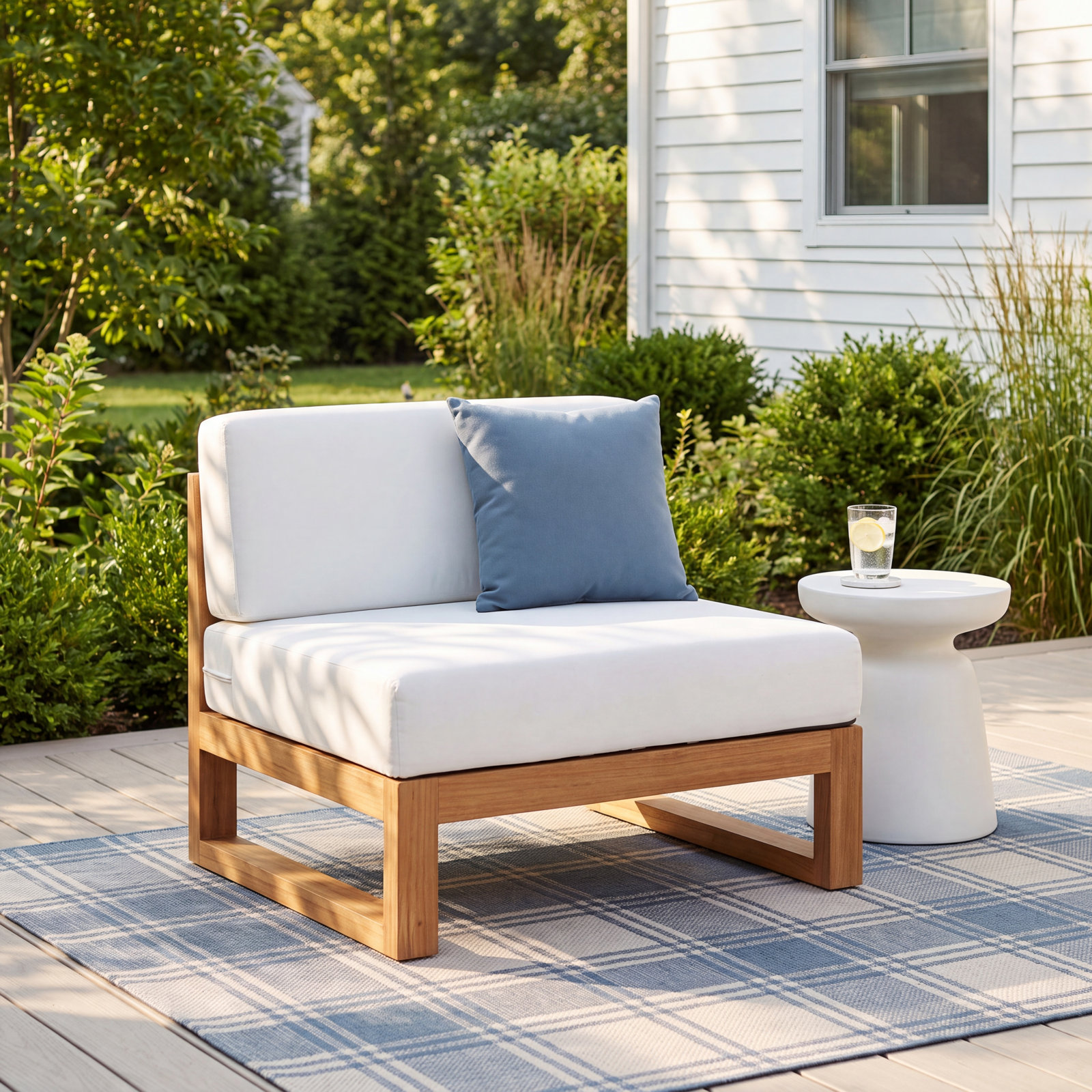 Upland Teak Patio Lounge Chair