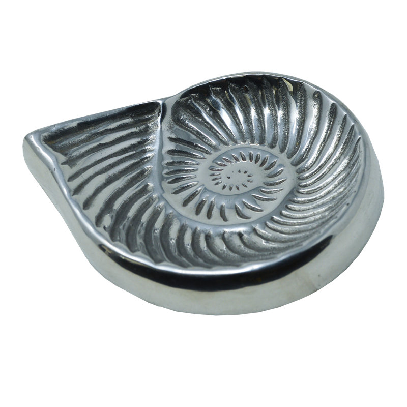 Pewter Nautilus Dish