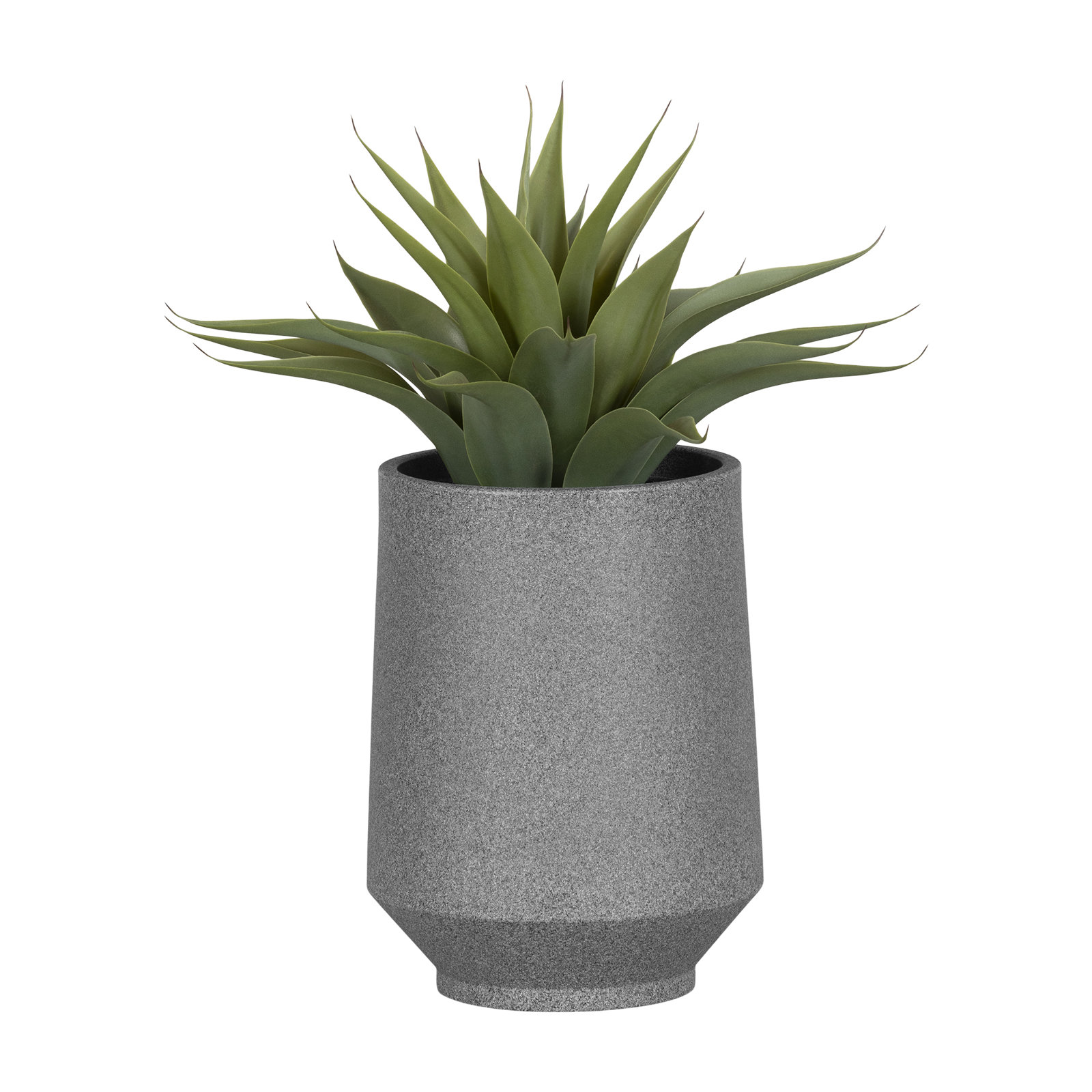 Dalya Pot Planter, 16.25" H x 12.25" W x 12.25" D, Mottled Gray