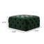 Repose-pieds carré moderne en velours capitonné capitonné Modern Light-Luxury-1663728079