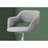Grey Bar Stool With Adjustable Function And Stable Metal Support Modern In Base