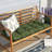 Sunbrella 44" x 18" Contoured Outdoor Wicker Bench Cushion-620469298