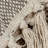 Beige Woven Wool Solid Color Reversable Throw