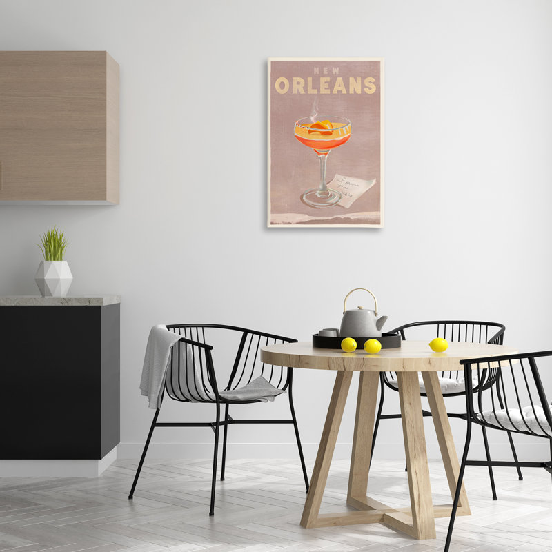 «New Orleans Cocktail» par The Whiskey Ginger, H 30 po x l 20 po