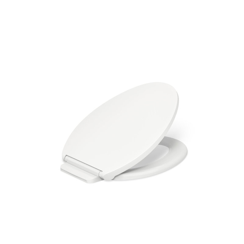 Glissade Readylatch Quiet-Close Toilet Seat, White