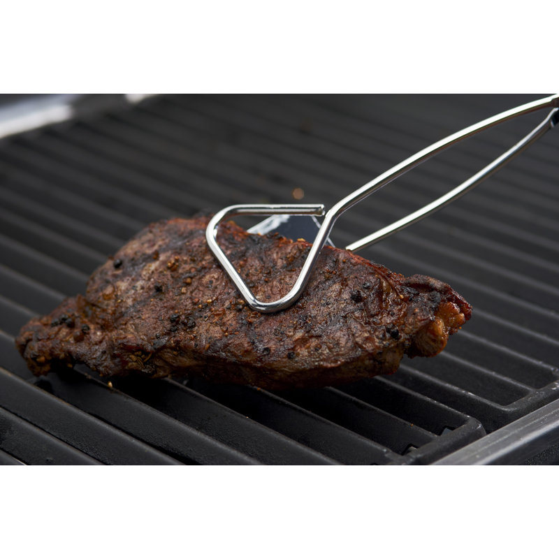 GrillPro 2-in-1 Chrome Plated Turner/Tong